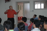 Lecturing at the International University, HoChiMinh City (Saigon) 2007.